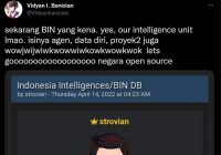 Data Badan Intelijen Nasional Dikabarkan Bocor di Media Sosial, BIN Beri Tanggapan