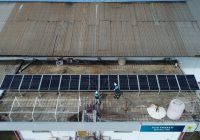 Kantor PLN UPDK Barito Pasang Panel Surya, Dorong Capai Net Zero Emission