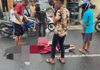 Laka Seorang Wanita Terkapar Bersimbah Darah di Kampung Melayu, ini Kata Satlantas Polresta Banjarmasin