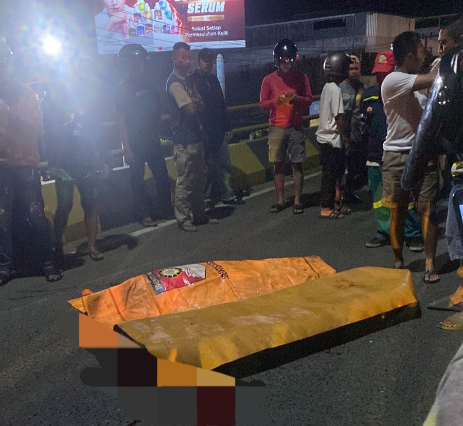 Laka Maut di Fly Over Jalan A Yani Jl Ahmad Yani Km 4 Banjarmasin, Satu Korban Meninggal Dunia
