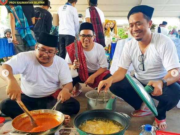 Meriahkan Hari Jadi Provinsi Ke-72, Dinas PUPR Kalsel Ikut Lomba Masak Bom