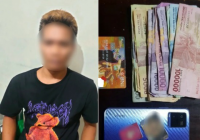 Pelaku Judi Online Ditangkap Polresta Palangka Raya, Polisi Amankan Uang Rp 180 Ribu