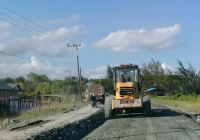 Perbaikan Jalan Asam Asam-Batulicin: Betung dan Sungai Salak Persiapan Agregat