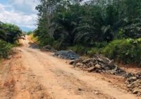 TMMD Kodim 1022/Tanbu Lakukan Pengerasan 5 Km Jalan Desa Sumber Arum Satui