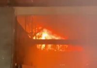 Kebakaran di Desa Sungai Sipai Kabupaten Banjar, Api Membumbung di Atap Rumah