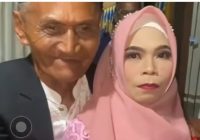 Viral Pernikahan Kakek 70 Tahun dan Wanita Muda di Amuntai Kabupaten HSU Diramaikan Arak-Arakan