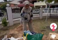 Viral Wanita ini Kubur Banyak Bajunya di Masa Lalu