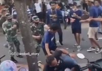 Viral TNI Turun Tangan Saat Pemuda Tawuran di Acara 17 Agustus