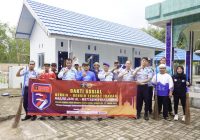 Peringati HKDK ke 77, Lapas Narkotika Karang Intan Mengecat TPA Al’Mutaqin dan Gelar Bakti Sosial di  Desa Lihung