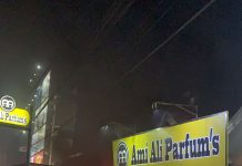 Api Berkobar di Dekat Toko Parfum Jalan Sultan Adam Banjarmasin