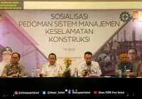 Dinas PUPR Kalsel Gelar Sosialisasi Permen PUPR Nomor 10 Tahun 2021 Tentang Sistem Manajemen Keselamatan Konstruksi (SMKK) Tahun 2022