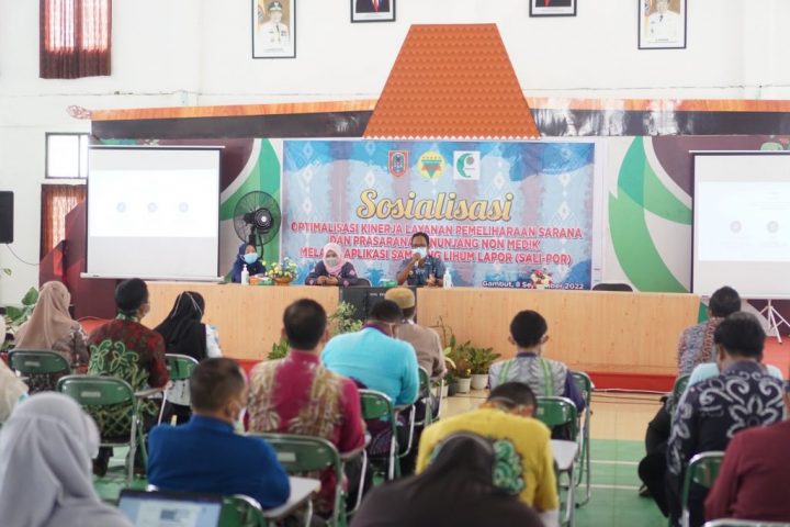 09092022_Sosialisasi aplikasi Salipor oleh manajemen RSJ Sambang Lihum, Kamis 8 September 2022. (Istimewa)