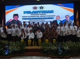 Gubernur Hadiri Pelantikan Pengurus PWI Kalsel, Ingatkan Amanah Emban Tugas
