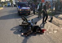 Kecelakaan di Jalan Angkasa Bandara Lama Banjarbaru, Pengendara Supra Kritis