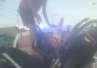 Satu Korban Kecelakaan di Jalan Angkasa Bandara Lama Banjarbaru Menggunakan Motor Nopol KH
