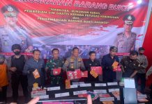 Kota BAIMAN, Sepekan Ada 25 Tersangka Kasus Narkotika dengan Barang Bukti 239,96 Gram Sabu dan 61 Butir Ekstasi