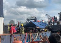 Terdengar Dua Kali Suara Ledakan, Tangki di RK Ilir Terbakar