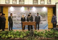 3 Dewan Komisaris PAM Bandarmasih Resmi Dilantik, ini Pesan Ibnu Sina