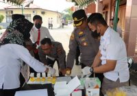 Kapolres Balangan Sidak Perwira untuk Tes Urine