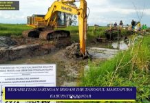 Kurangi Risiko Banjir, Dinas PUPR Kalsel Perbaiki Jaringan Irigasi DIR. Tanggul Martapura