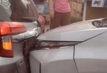 Tabrakan Beruntun di Jalan A Yani km 10 Kertak Hanya Kabupaten Banjar