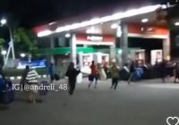 SPBU Digeruduk Puluhan Warga Bawa Jeriken