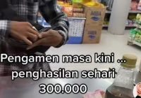 Heboh Pengamen Tukar Uang Receh Rp 300 Ribu Per Hari Viral di Tiktok