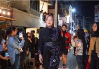Fashion Show Sasirangan Bikin Semarak Kampung Banjarmasin Tempo Doeloe