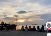Viral Tempat Nongkrong Baru 'Cari Sunset' Muda Mudi Banjarmasin di Pelabuhan Banjar Raya