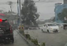 Waspada Banjir di Jalan A Yani Km 33 Banjarbaru Banyak Sepeda Motor Mogok