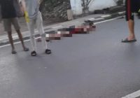 Laka di Depan RM Melati Amuntai, Pelajar SMK Terkapar Bersimbah Darah