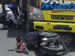 Pengendara Terjepit di Kolong Truk di Tambak Anyar Ulu Meninggal Dunia, Pegawai Puskesmas Simpang Empat