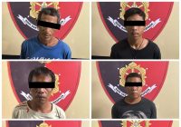 Lapak Judi Kyu Kyu di Desa Barokah Tanah Bumbu Bubar, 6 Orang Diamankan