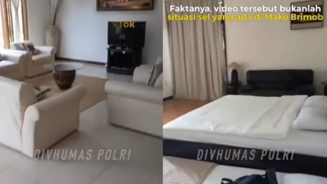 Mabes Polri Bantah Ruang Tahanan Ferdy Sambo Semewah Hotel Seperti di Video yang Viral Beredar di TikTok