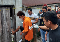 Polisi Rekonstruksi Pembunuhan Pasutri di Gang Kamboja Pahandut Palangka R, Ini Motifnyaaya