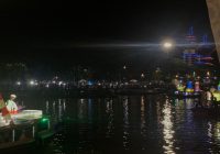 Malam Taaruf MTQ Nasional XXIX Kalsel di Siring Nol Kilometer, Belasan Kelotok Hias Berlampion Jadi Magnet