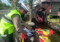Satlantas Polres Kapuas Lakukan Sistem Hunting Razia Pelanggar Lalu Lintas