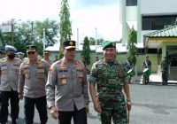 Datangi Makorem 101/Antasari, Kapolda Kalsel Kaget Disambut Begini