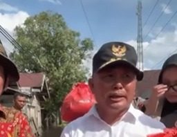 Gubernur Sugianto Minta Menteri Risman Jangan Pelit Bantu Banjir di Kalteng