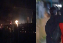 Geger, Diduga ODGJ Bakar Rumah di Pekapuran Gang Arafah