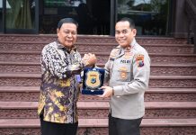 Silaturahmi dengan Paman Birin, Kapolda Siap Dorong Pembangunan Kalsel