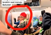Viral Kakek Calon Jemaah Meninggal di Pesawat, Nenek Hanya Bisa Menangis