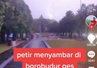 Jawaban Pengelola Candi Borobudur Soal Video Viral Candi Disambar Petir