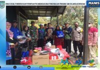 Rumahnya Hangus Terbakar, Ahmad Gazali dan Khairunnisa Dapat Bantuan dari Dinas Sosial Kabupaten Banjar