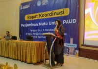 Menjadi Narasumber Rakor Penjaminan Mutu untuk PAUD, Hj Nurgita Tiyas Sampaikan Pentingnya Pendidikan Usia Dini