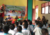 Tingkatkan Minat Baca, Dispersip Tanbu Gelar Story Telling di TK Pembina Wonorejo