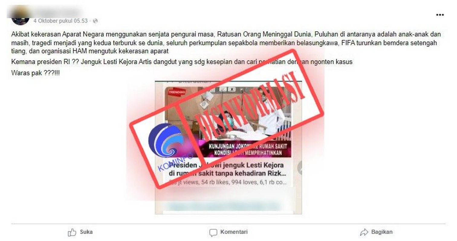 Viral Foto Presiden Jokowi Jenguk Lesti Kejora, Cek Fakta - Wartabanjar