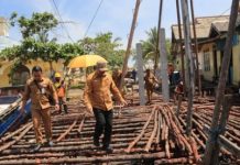 Bupati Kotabaru Minta Segera Selesaikan Proyek Jembatan Hilir Muara dan Intake Sebelimbingan