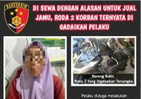 Pedagang Jamu Gadaikan Honda Beat Sewaan Diamankan Macan Barbar Polsek Liang Anggang