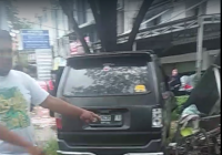 Sopir Kijang Tabrak Pohon di Jalan Pramuka Tembus Pal 6 Meninggal Dunia